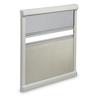 DB1R OSCURANTE E ZANZARIERA A CASSETTA 580X530 BIANCO CREMA