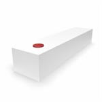 SERBATOIO  36X27X160 CM. LT.142,8 BIANCO