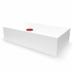 SERBATOIO  115X28X65 CM. LT.175,4 BIANCO