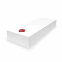 SERBATOIO  50X19X140 CM. LT.113 BIANCO