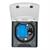PRESA MULTIFUNZIONE 12V/2 SAT/1 SCHUKO BIANCA
