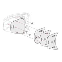 KIT SPACER SAFE DOOR >2017 GREY