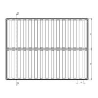 MAYDA- KIT COMPONIBILE RETE LETTO MATRIMONIALE