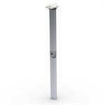 ASTRO 1 GAMBA ALLUMINIO SNODO CENTRALE 40X32MM. H.720MM.