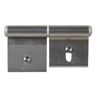 KIT CERNIERA C12 48X40 + 43X40 ANODIZZATA ARGENTO DX+SX