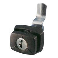 SERRATURA IN METALLO PUSH BIANCA CON CORNICE IN PLASTICA