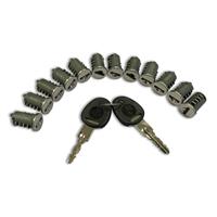 KIT 12 CILINDRI/1 COPPIA CHIAVI NEW SYTEM DA F8001 A F8050