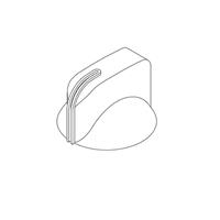 MANOPOLA ARGENTO RUBINETTO CU400