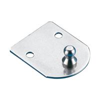 COPPIA STAFFE PIATTE (G) INOX PER MOLLE A GAS