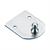 COPPIA STAFFE PIATTE (G) INOX PER MOLLE A GAS