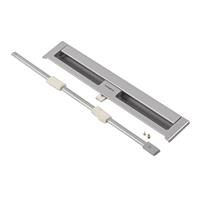 BLOCCO PORTA COMPLETO CR(X)80E ARGENTO
