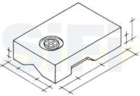 SERBATOIO ACQUA PER FORD 98/2000 NERO LT.110