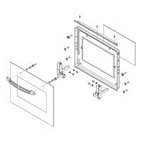RIC. PORTA FORNO COMPLETA INOX KPO03000C**B