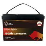 BATTERIA LITIO 150Ah 12V LiFePO4 BLUETOOTH-BMS-OLALITIO