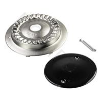 KIT CAPPELLO BRUCIATORE INOX D=70 MM.