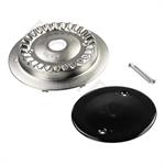 KIT CAPPELLO BRUCIATORE INOX D=70 MM.