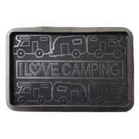 TRAY MAT I LOVE CAMPING 40X60 GRIGIO CF.PZ: 5