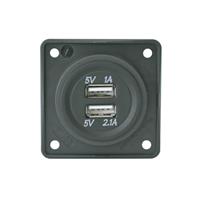 BMP2USB/G PRESA DOPPIA BERKER USB-A GRIGIA