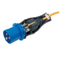 PLUG SHELL -ADATTATORE 16A 2P+T IP44 PER CONTENERE SCHUKO