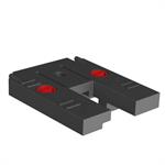 SERBATOIO ACQUE REFLUE 67L 94X75X23,7 CM NERO