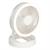 VENTILATORE BIANCO ORIENTABILE CON LUCE LED E BATTERIA