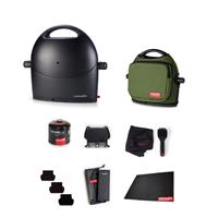 KIT BARBECUE NERO COMPLETO DI ACCESSORI