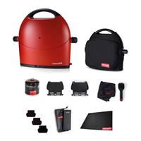 KIT BARBECUE ROSSO COMPLETO DI ACCESSORI