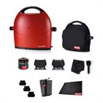 KIT BARBECUE ROSSO COMPLETO DI ACCESSORI
