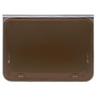 FINESTRA SERIE EUROPA 800X550 OPALINA MARRONE