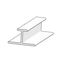 BINARIO IN PLASTICA A T CF. 5 BARRE DA MT: 2,5 CAD.