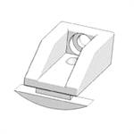 SUPPORTO PER BINARIO A Y FISS.PARETE E SOFFITTO CF.PZ: 100