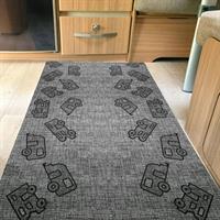 RUNNER CAMPER - TAPPETO ANTISCIVOLO 52X150 GRIGIO
