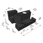 SERBATOIO ACQUA DUCATO 2002/2006 LT.110 NERO