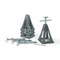 PLASTIC JACKS GREY 4 PCS.