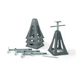 PLASTIC JACKS GREY 4 PCS.