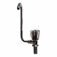 RUBINETTO CROMATO CON CANNA ABBATTIBILE SX