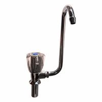 RUBINETTO CROMATO CON CANNA ABBATTIBILE DX