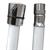 FLESSIBILE RICAMBIO IN PVC BIANCO 200CM. 3/8 F x 15/1 M