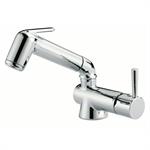 MISCELATORE MONOCOMANDO CROMATO/DOCCIA ESTRAIBILE DIAM.38MM.