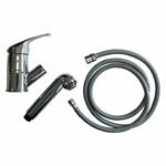 MISCELATORE MONOCOMANDO CROMATO/DOCCIA ESTRAIBILE DIAM.42MM.