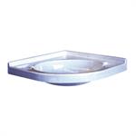 LAVANDINO BAGNO AD ANGOLO 418X418 MM.