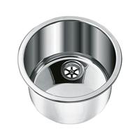 LA1417 LAVELLO CILINDRICO INOX DIAM.300MM. CON PILETTA