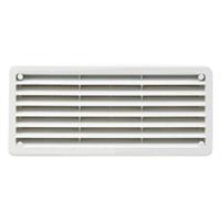 AREATORE RETTANGOLARE 370X123MM. AD INCASSO CON ZANZARIERA