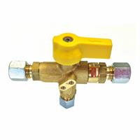 VALVOLA A T AD INVERSIONE ATTACCO DIAM.8MM.