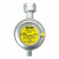 REGOLATORE GAS 30Mbar ATTACCO ITALIA CON VALVOLA SICUREZZA