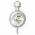 REGOLATORE GAS CAMPING 30Mbar 1,5kg/h CON PORTAG.ATTACCO IT.