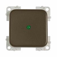 INTERRUTTORE MC12P 12V+LED MARRONE