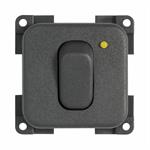INTERRUTTORE MC12N 12V+LED GRIGIO