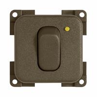 INTERRUTTORE MC12N 12V+LED MARRONE