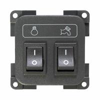 MCPL INTERRUTTORE DOPPIO POMPA E LUCI GRIGIO